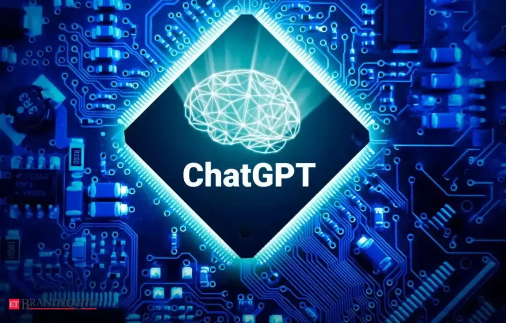 تصویر رابط کاربری ChatGPT در حال تولید محتوا برای سایت وردپرس